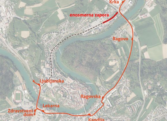 Zaradi del na Seidlovi sprememba postajališč mestnega potniškega prometa