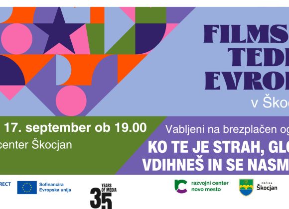 Filmski teden Evrope se vrača v Škocjan