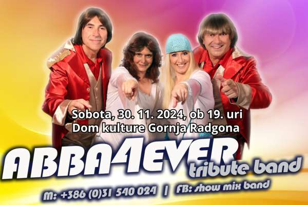 Koncert: ABBA4EVER tribute band