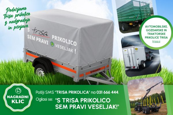S Trisa prikolico sem pravi veseljak!