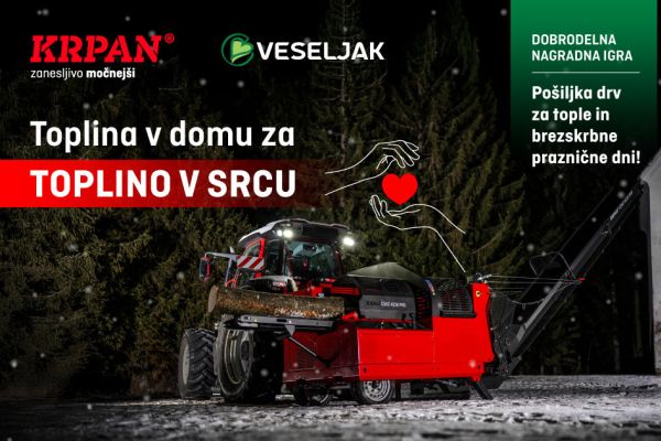 Podjetje PIŠEK – Vitli KRPAN na Veseljaku drugo leto zapored ogreva domove