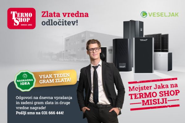 Na Veseljaku s Termo Shopom podarjamo udobje in pravo zlato!