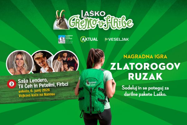 V Zlatorogovem ruzaku vas čakajo lepe nagrade Pivovarne Laško