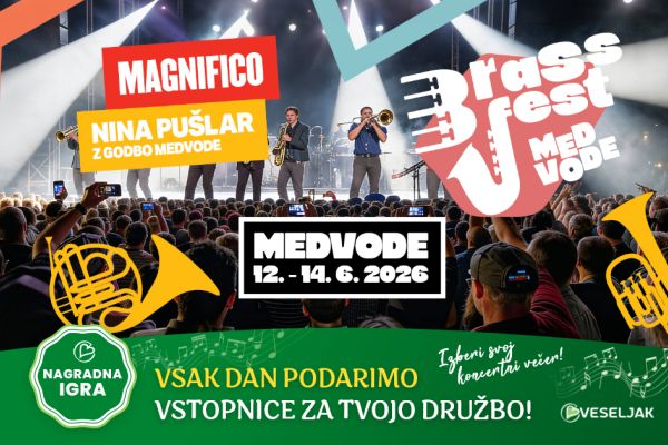 Podarjamo vstopnice za koncert Nine Pušlar in Magnifica na BrassFestu!
