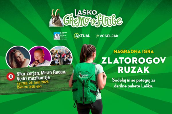 Uršlja gora kliče, Zlatorogov ruzak pa nagrajuje