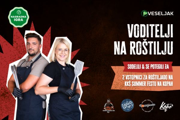 Darja in Žiga na žaru še pred Roštiljado na KKŠ Summer festu!