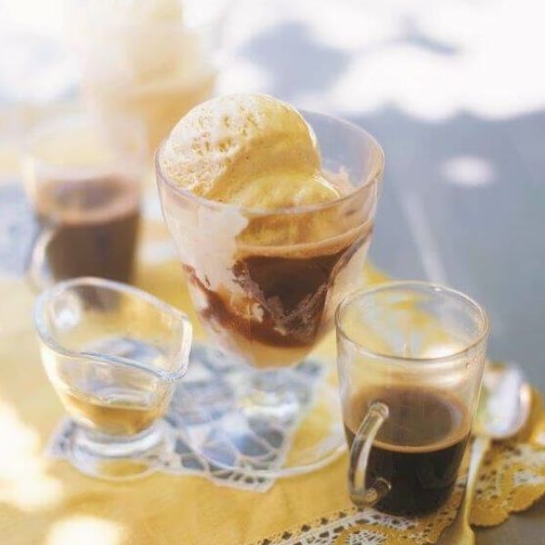 Affogato al caffe