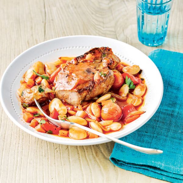 Svinjina s fižolom po špansko