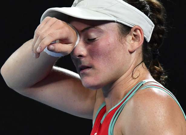 Tamara Zidanšek après un dur combat sans l’US Open