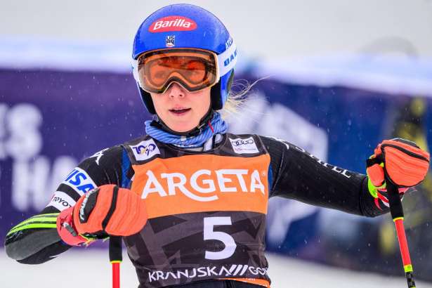 Après la première manche du slalom à Kranjska Gora : Shiffrinova s’est battue contre deux Slovènes en finale