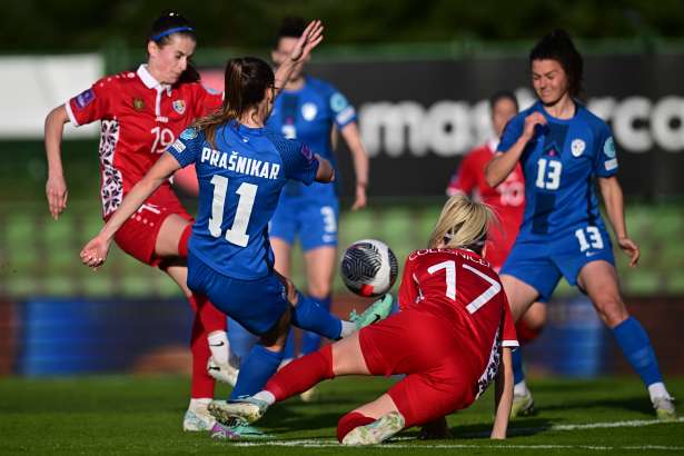 Les femmes slovènes ont commencé la qualification pour le Championnat d’Europe de football avec la victoire attendue