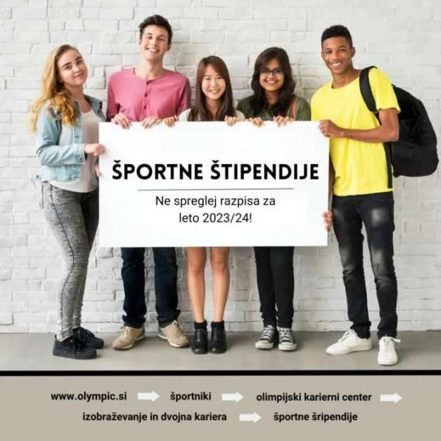 Razpisane štipendije za športnike in športnice