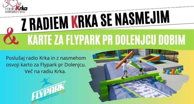 Z radiem Krka do najboljšega poletnega skakanja v Flyparku pr Dolenjcu