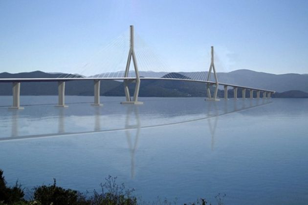 Osnutek mostu na Pelješac