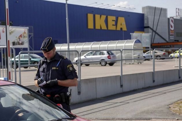 ikea trgovina švedska policija