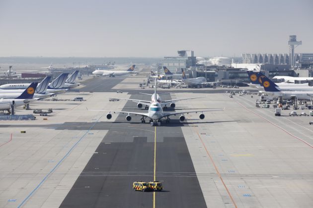 fraport frankfurt letališče letalo