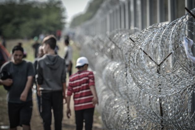 Madžarska meja ograja bodeča žica