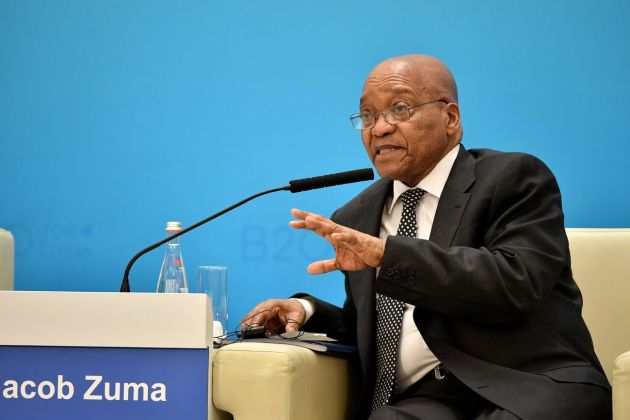 južnoafriški predsednik Jacob Zuma