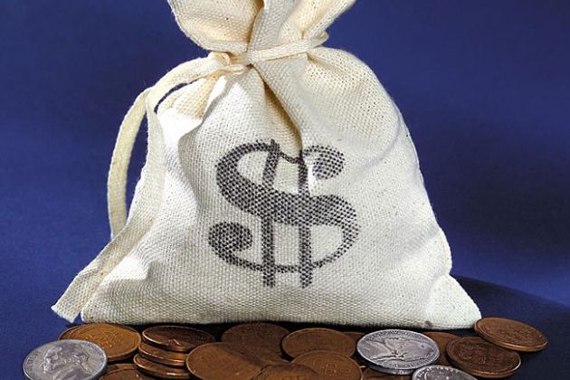 dolarji, denar, žakelj