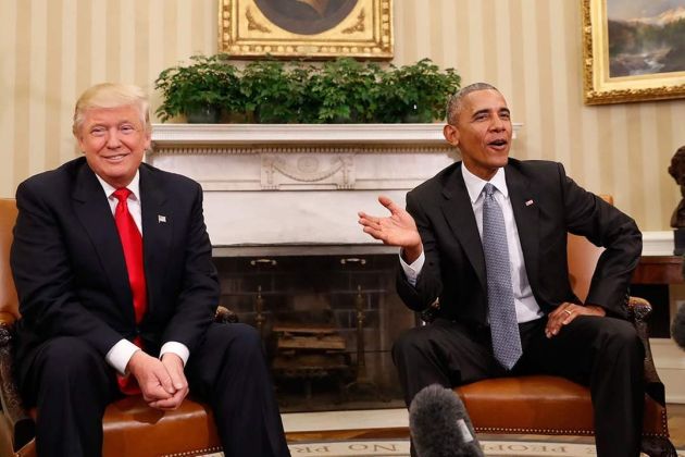 Trump in Obama