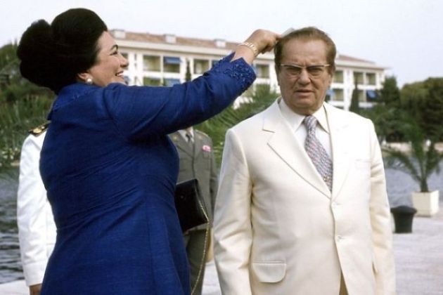 Jovanka Broz in Tito