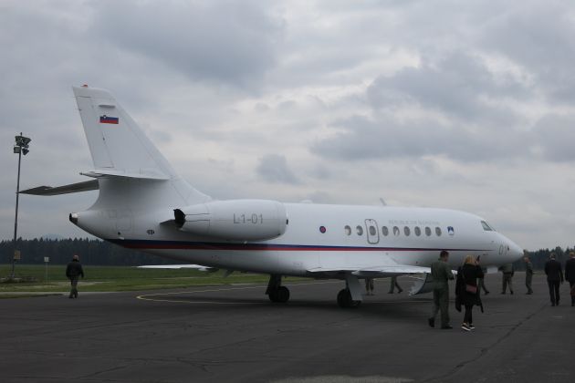 vladno letalo, falcon, slovenska vojska, Slovenija Transplant