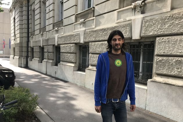 Sanjin Jašar, aktivist, zagovornik marihuane, sodišče