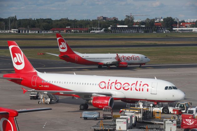 letala, letališče Tegel, Air Berlin,
