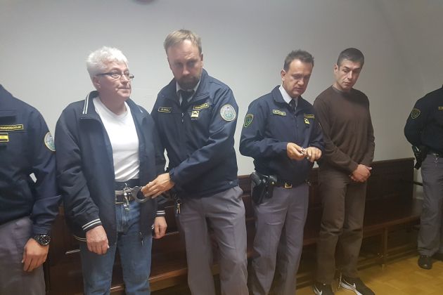 Franc Vajda, Andrej Bagari, sodišče, umor