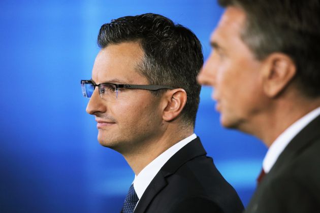 marjan sarec, borut pahor, soočenje