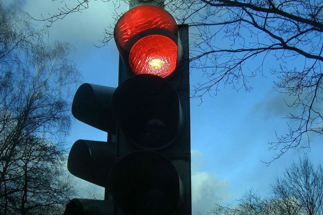 rdeča, semafor