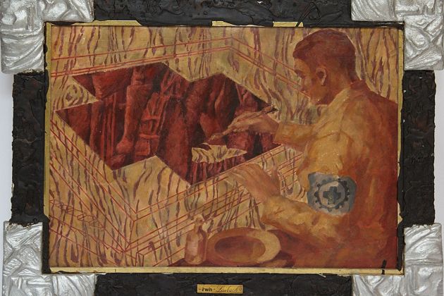 13. IRWIN, Malevič, 1990, mešana tehnika, 63 x 88 cm, zasebna zbirka.jpg