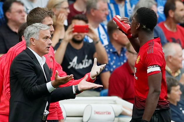 Jose Mourinho in Paul Pogba