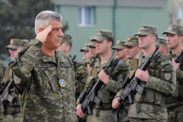 hashim thaci, kosovo, vojska,