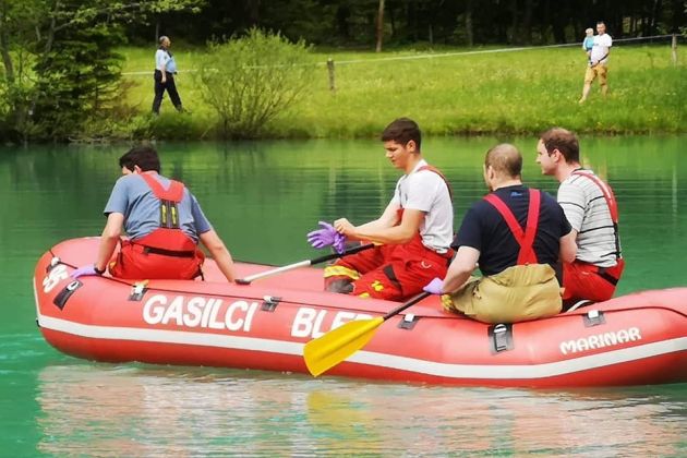jezero kreda, gasilci, pogrešana oseba