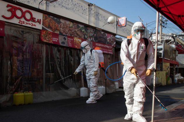 južna koreja, koronavirus
