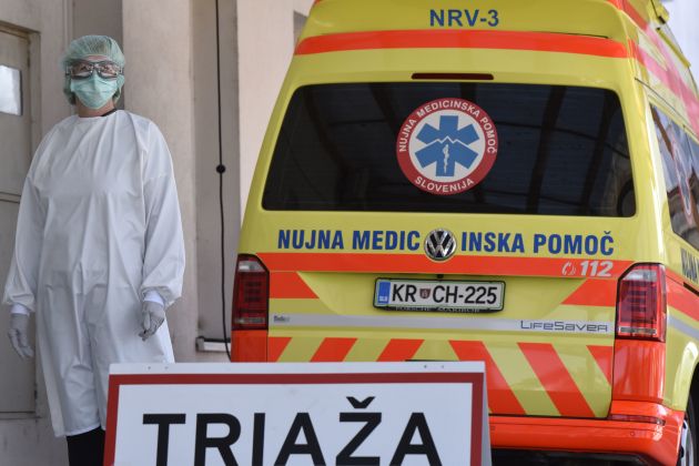 koronavirus, slovenija, triaža, škofja loka