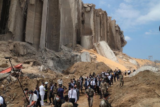 emmanuel-macron, bejrut