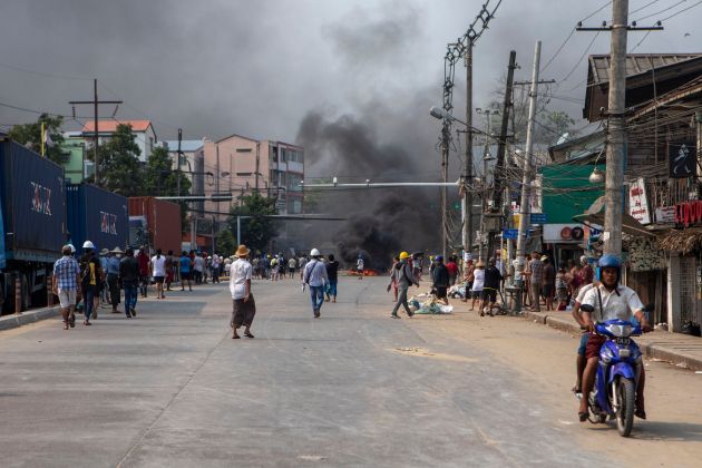 mjanmar 2021 protest