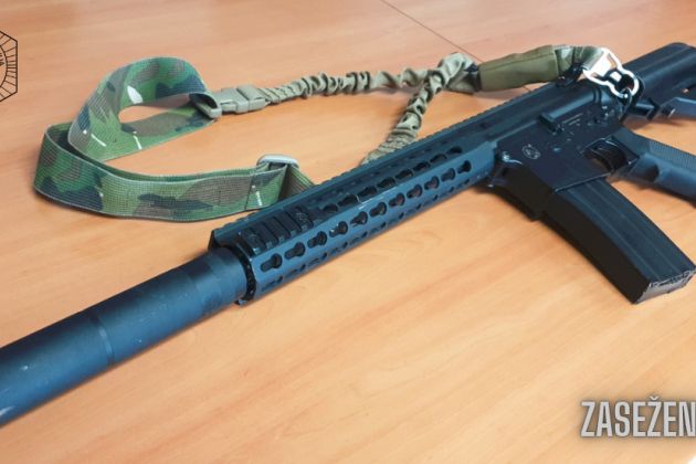 Zasežena airsoft puška