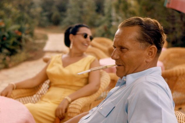 Josip Broz Tito in Jovanka Broz - kot bi gledali film.