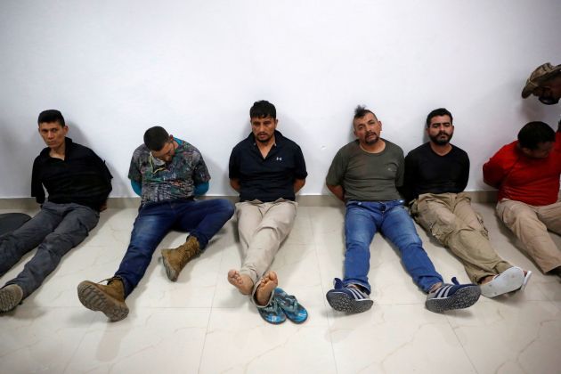 osumljeni, atentat na haitijskega predsednika.JPG