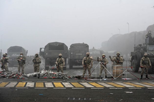 Vojska, kazahstan, protesti
