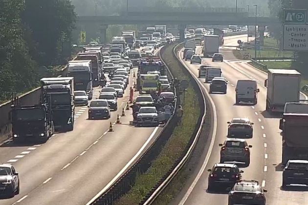 ljubljanska obvoznica, nesreča