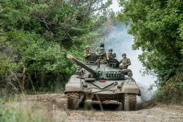 vojska, slovenska vojska, tank, vaje