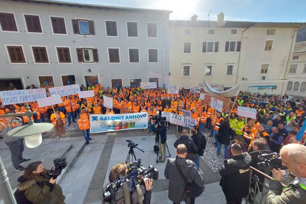 salonit, kanal, anhovo, protest