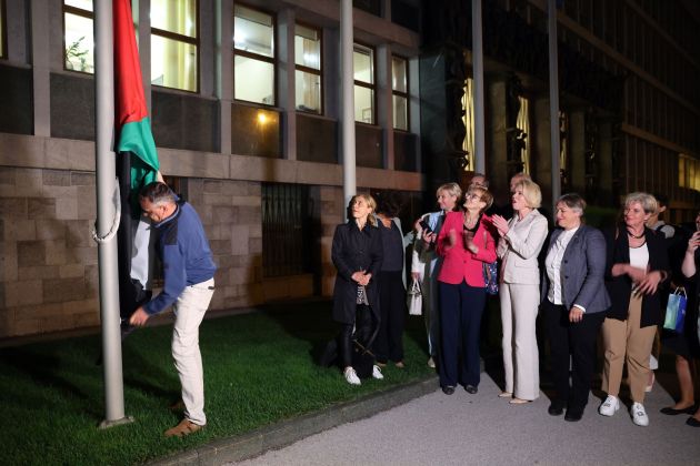 izobesanje palestinske zastave-BOBO.jpg