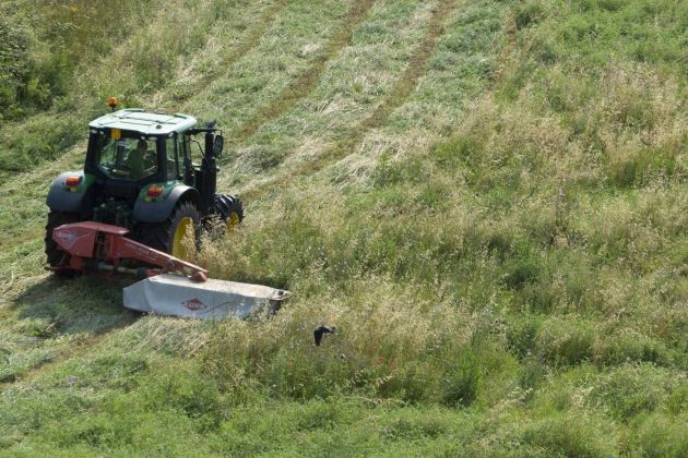 košnja trave traktor