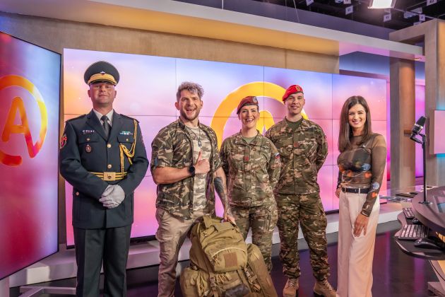 Poddesetnik Peter Plejič, desetnica Saška Rogan in desetnik Denis Kalabič iz Gardne enote Slovenske