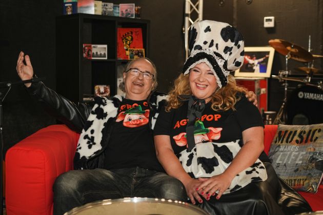 Beseda je tekla o novem Agropopu, družinah in glasbi seveda – kaj poslušata v prostem času?